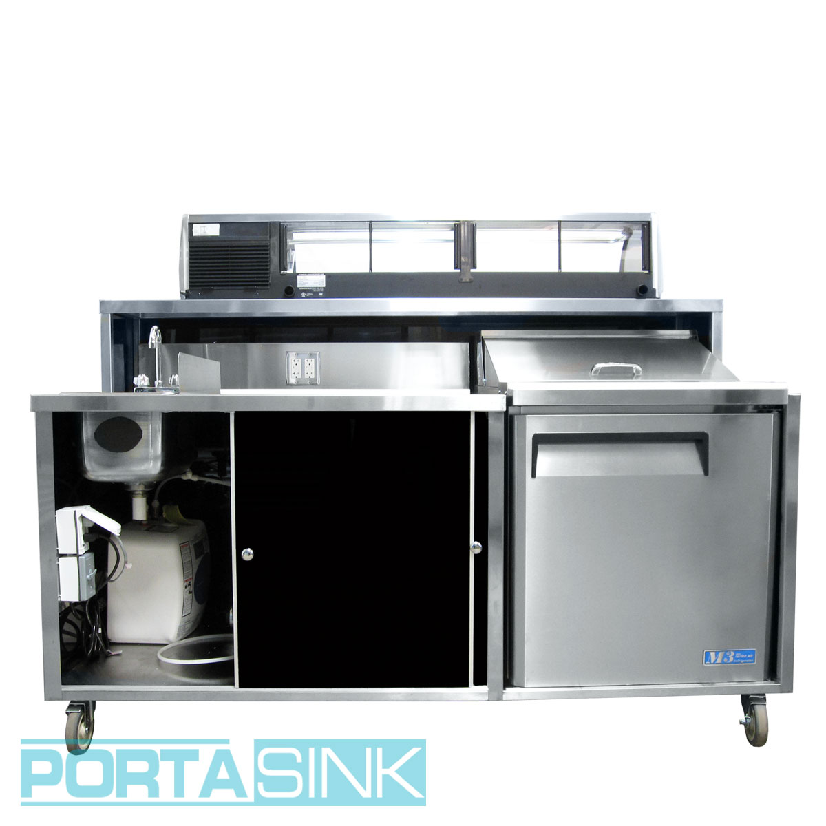 Portable Sushi Bar , Self Contained, Prep Table | Porta-Sink